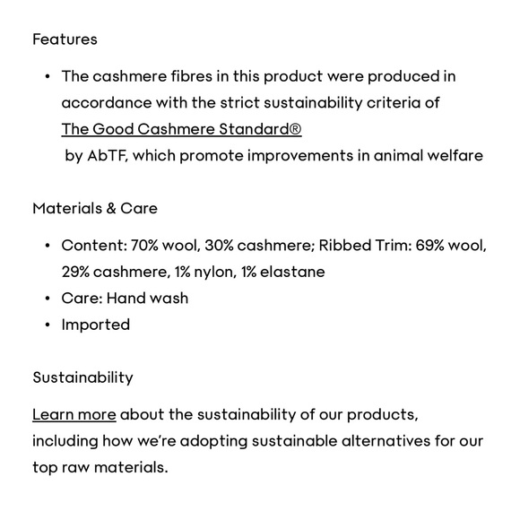 Aritzia Cosmic Wool Cashmere Sweater - Picture 2 of 3